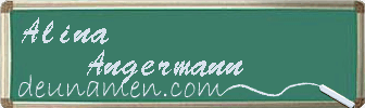 Alina Angermann Visitenkarte